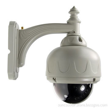 Water-resistant outdoor PTZ camera, 3X optical zoom, 720P, smartphone supported